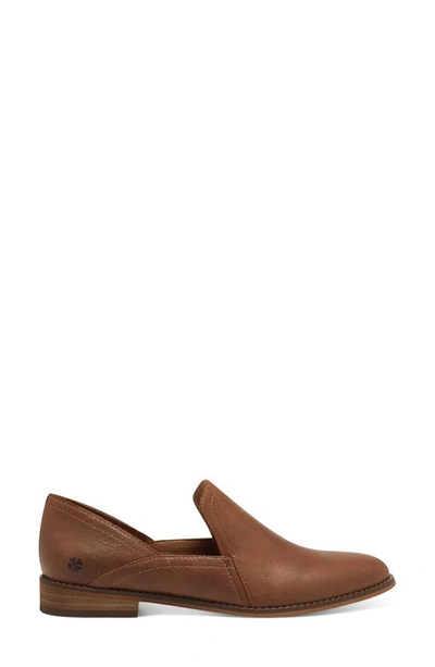 Lucky Brand Ellopy Womens Leather Almond Toe Loafers In Ginger