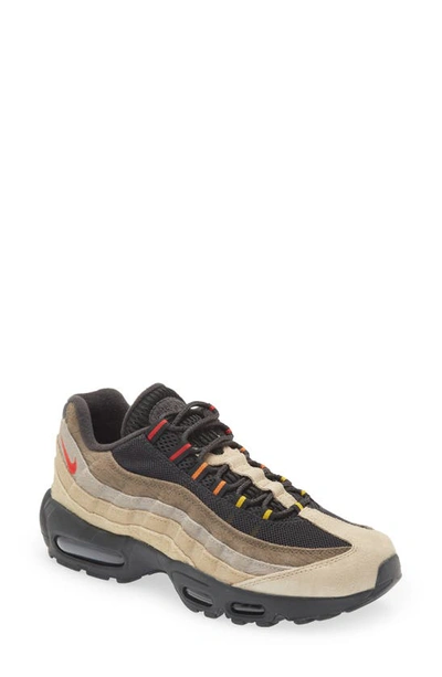 Nike Air Max 95 'topographic' Sneaker In Off Noir/ Red | ModeSens