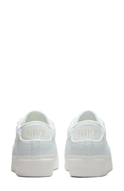 Shop Nike Blazer Low Platform Sneaker In Summit White/ White-fossil
