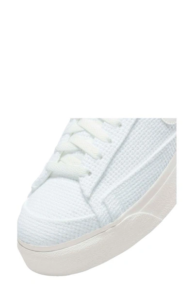 Shop Nike Blazer Low Platform Sneaker In Summit White/ White-fossil