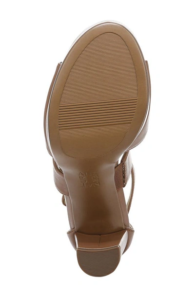 Shop Naturalizer Mae Platform Sandal In English Tea Brown Leather