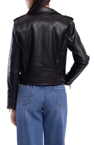 Shop Blanknyc Faux Leather Moto Jacket In Undercover
