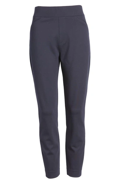 Shop Spanx The Perfect Black Pant Back Seam Skinny Pants In Classic Navy
