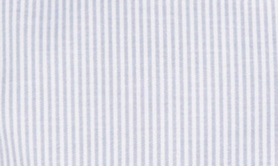 Cutter & Buck Classic Fit Stripe Stretch Oxford Shirt In Light Blue