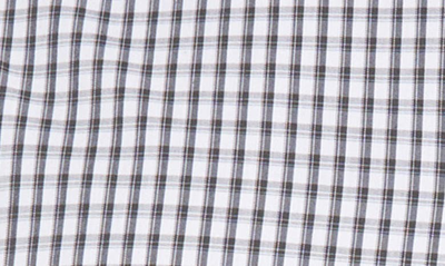 Cutter & Buck Regular Fit Gingham Non-iron Sport Shirt In Charcoal