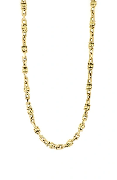 Shop Bony Levy 14k Gold Disc Link Necklace In 14k Yellow Gold