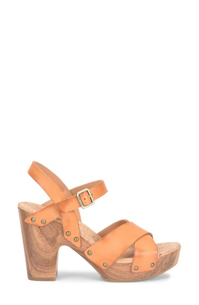 Shop Kork-ease Drew Platform Sandal In Light Orange