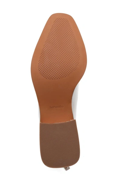 Linea Paolo Venata Block Heel Bootie In Eggshell
