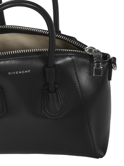 Shop Givenchy Antigona Sport Mini Handbag In Black