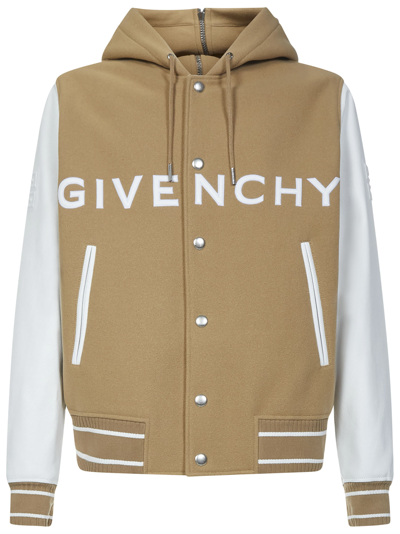 Shop Givenchy Jacket In Beige