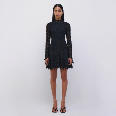Shop Jonathan Simkhai Signature Joy Mini Dress In Black