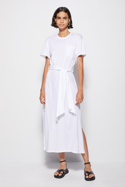 Shop Jonathan Simkhai Sara Organic Cotton Dress In White