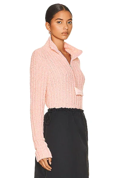 Shop Moncler Genius 1 Moncler Jw Anderson Turtleneck Pullover Sweater In Pink