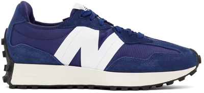 Shop New Balance Navy 327 Sneakers In Victory Blue