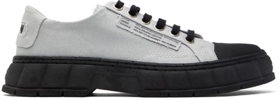 Shop Viron Ssense Exclusive Gray & Black 1968 Sneakers In Grey/black