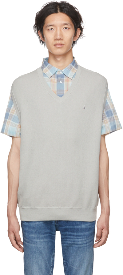 Rag & Bone Gray Winslow Vest In Grey