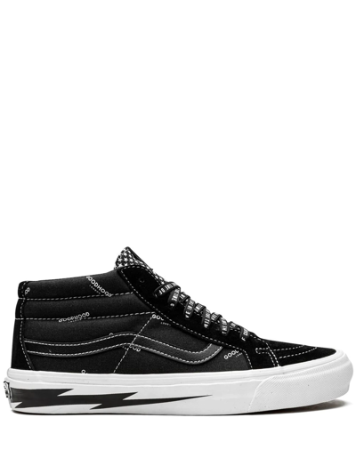 Shop Vans X Goodhood Sk8-mid Lx Sneakers In Black