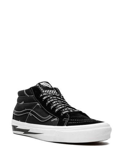 Shop Vans X Goodhood Sk8-mid Lx Sneakers In Black