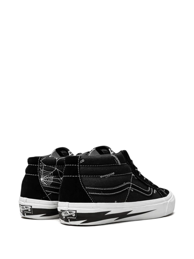 Shop Vans X Goodhood Sk8-mid Lx Sneakers In Black