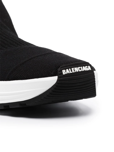 Balenciaga Men's Speed 30 Sock High-top Sneakers In Black