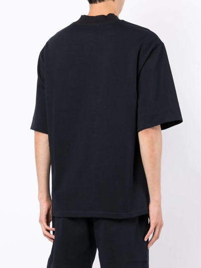 3.1 Phillip Lim Contrast-trim T-shirt In Blue