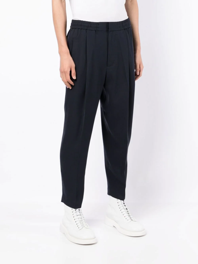 3.1 Phillip Lim Pleat-detail Tapered Trousers In Blue