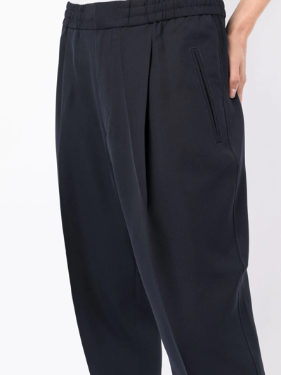 3.1 Phillip Lim Pleat-detail Tapered Trousers In Blue