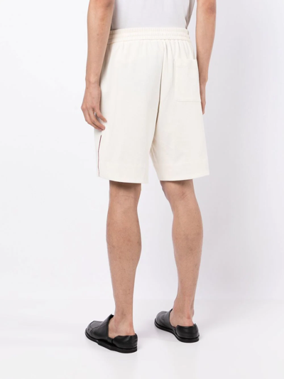 3.1 Phillip Lim Side-stripe Sweatshorts In White