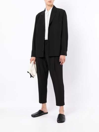 3.1 Phillip Lim Drop-crotch Tailored Trousers In Black
