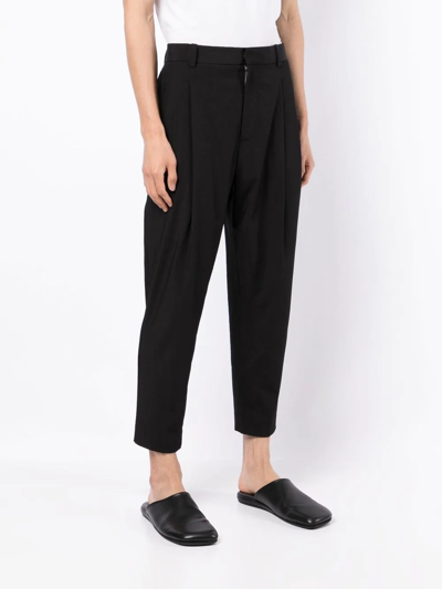 3.1 Phillip Lim Drop-crotch Tailored Trousers In Black