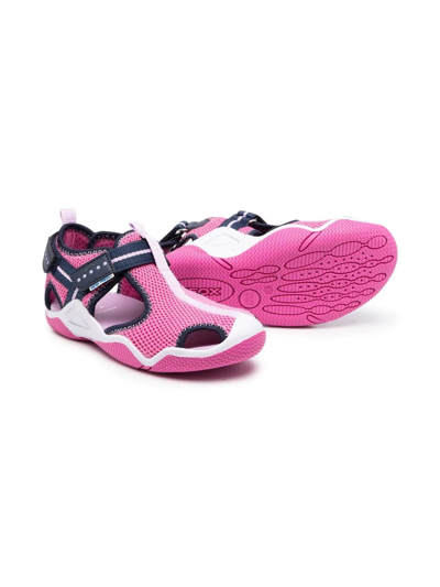 Geox Wader Touch-strap Sandals In 粉色