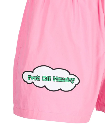 Shop Duoltd Logo-print Boxer Shorts In Pink