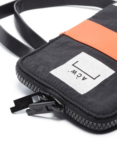 Shop A-cold-wall* Stria Tech Logo Pouch Lanyard In 黑色