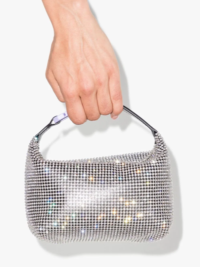 Shop Eéra Crystal-embellished Moon Tote Bag In Neutrals