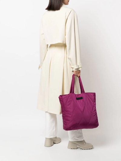 Shop Mackintosh Lexis Quilted Tote Bag In Neutrals