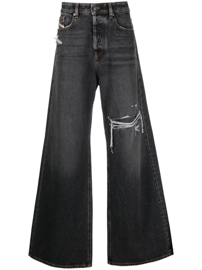 D-RISE Man: Straight Black/Dark grey Jeans