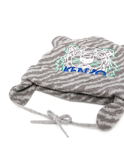 TIGER-DESIGN EMBROIDERED HAT