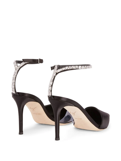Giuseppe Zanotti Xenya Crystal In Black