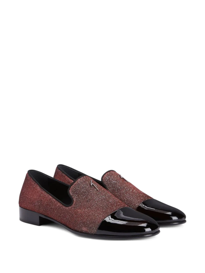 Shop Giuseppe Zanotti Lewis Cup Loafers In Red