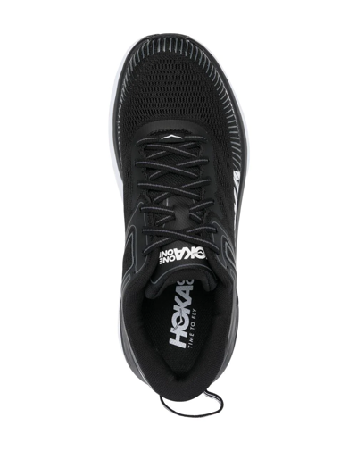 Shop Hoka One One Bondi 7 Low-top Sneakers In Black