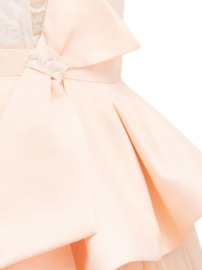 Tulleen Eugenia Floral-embroidered Dress In Pink