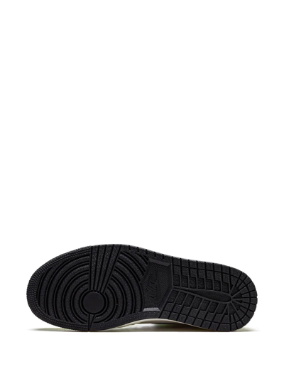 Jordan Air  1 High Leather Low-top Trainers In Yellow