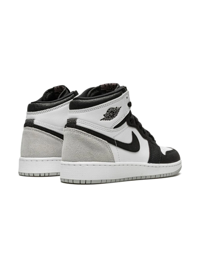Shop Jordan 1 Retro High Og "stage Haze" Sneakers In White