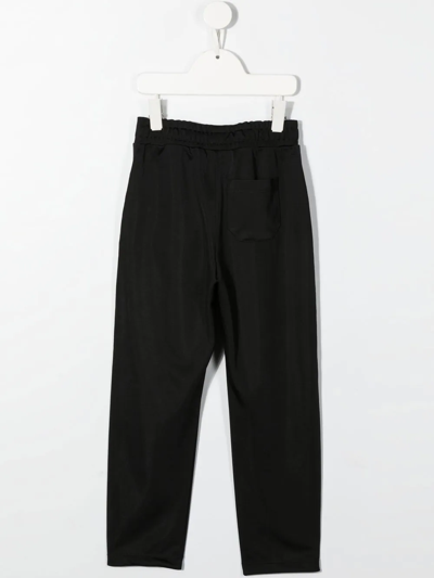 Golden Goose Star-print Straight-leg Trousers In 黑色