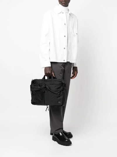 Porter-yoshida & Co Force Three-way Briefcase Bag In 黑色