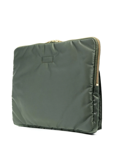 Porter-yoshida & Co Tanker Document-case Clutch In Green | ModeSens