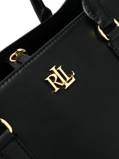 Ralph Lauren Mary Top-handle Tote In 黑色