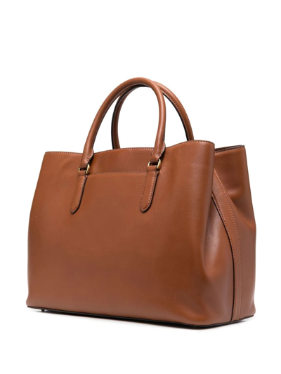 Ralph Lauren Mary Shopper Tote In 褐色