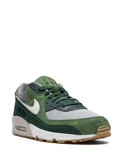 Shop Nike Air Max 90 Prm "pro Green And Pale Ivory" Sneakers