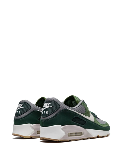 Shop Nike Air Max 90 Prm "pro Green And Pale Ivory" Sneakers